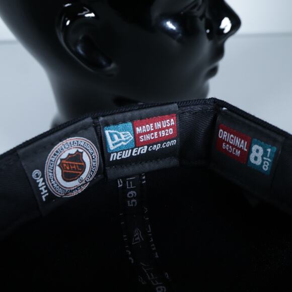 Colorado Avalanche New Era 59Fifty 5950 Fitted Hat Black Size 8 1/8 NHL Hockey - Picture 6 of 6